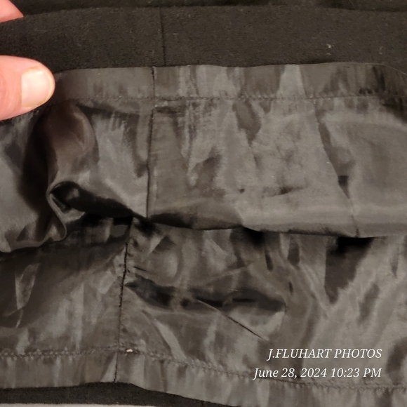 Vintage 100% Wool Lined Skirt Missing Brand Tag 1970's - Picture 8 of 15